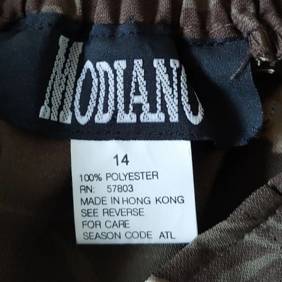 Modiano maxi long skirt size 14 with belt flowers - Picture 7 of 7